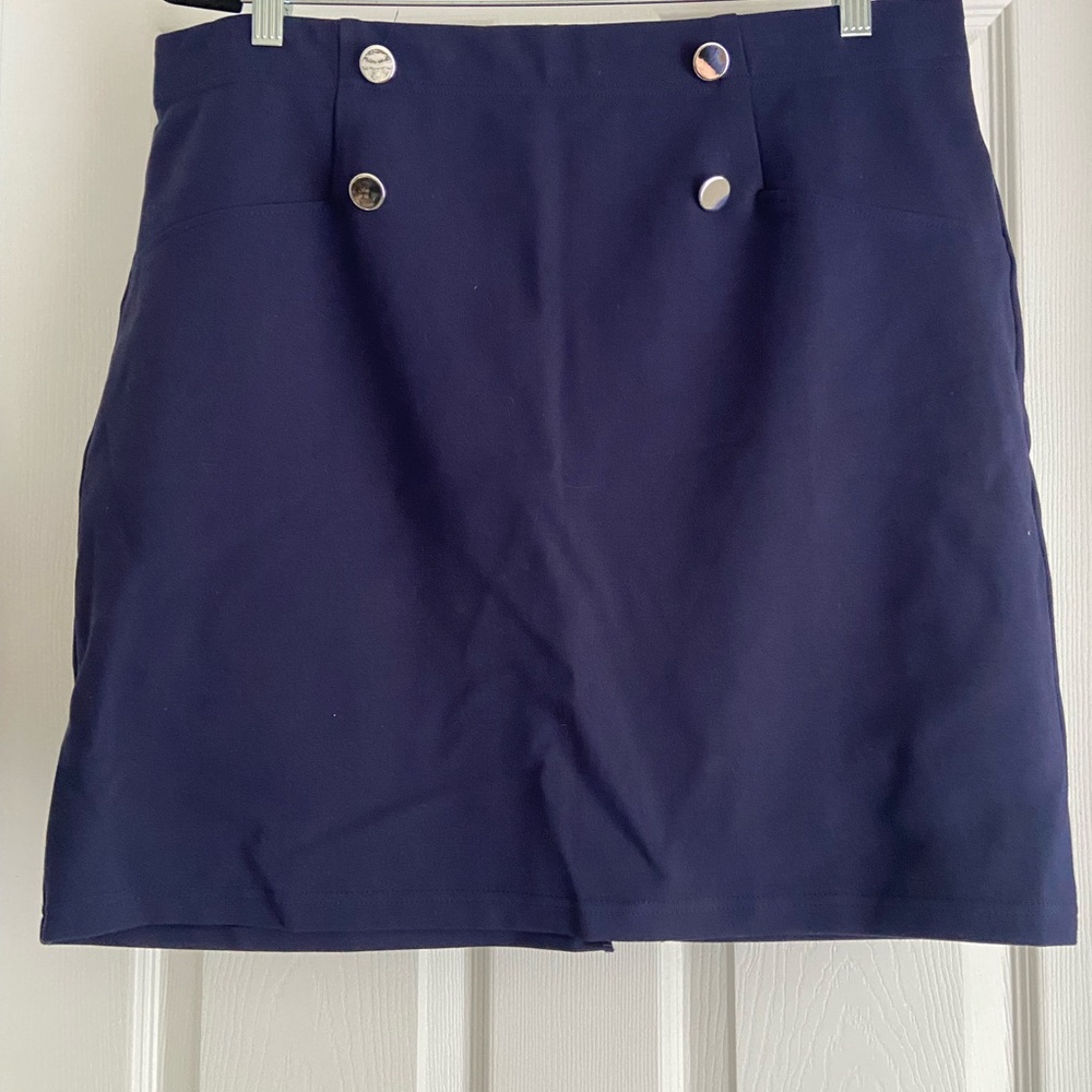 Elegant Navy Women's Mini Skirt